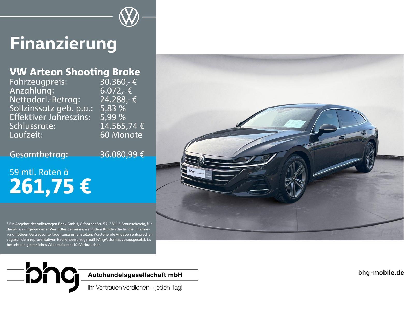 Volkswagen Arteon Shooting Brake 2.0 TSI OPF DSG R-Line