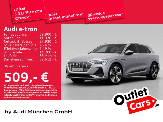 Audi e-tron 50 qu. S line Pano Matrix Assistenz-Paket