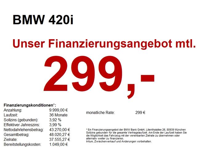 BMW 420i M Sportpaket *SONDERAKTION*