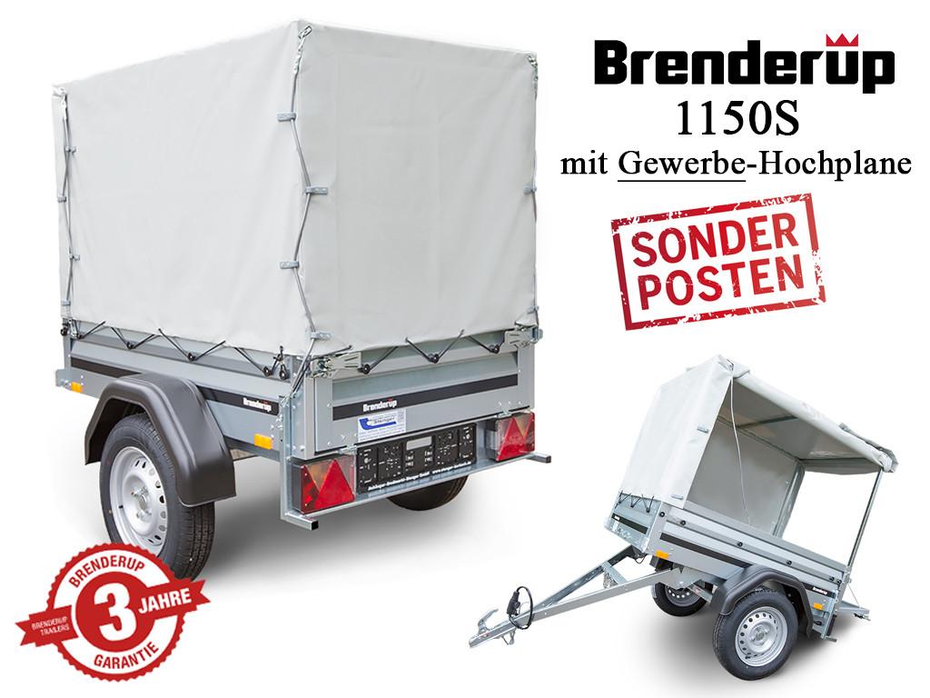 Brenderup 1150S-UB500 mit Hochplane