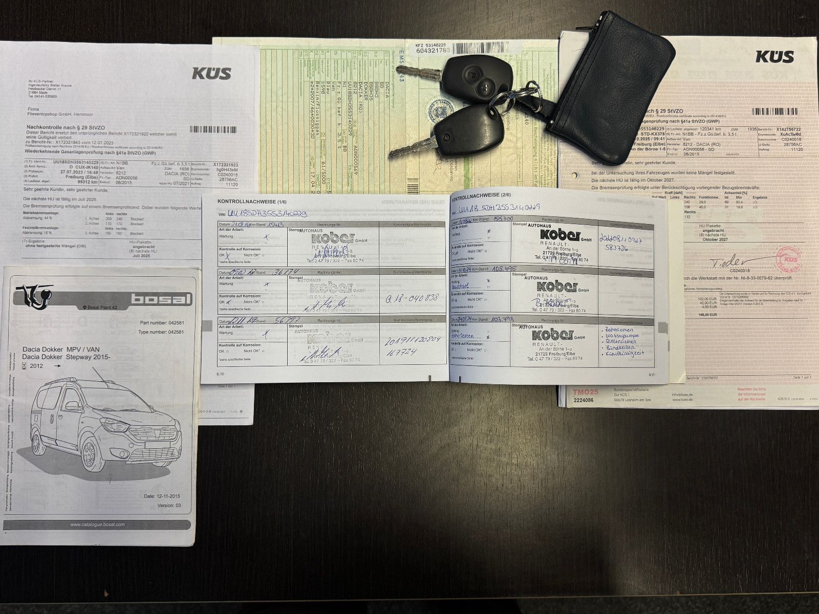 Fahrzeugabbildung Dacia Dokker Express Ambiance 1.6 LPG GAS NAVI AHK SHZ