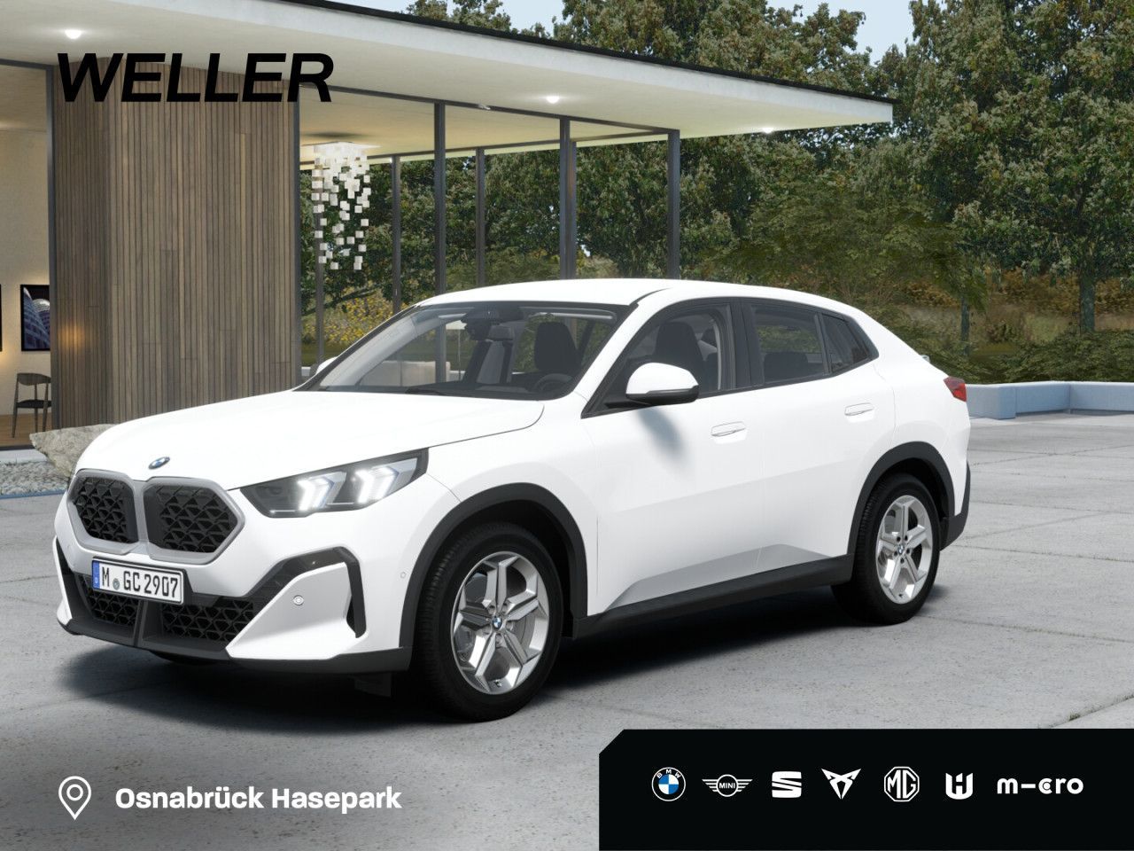 BMW X2 xDrive20d AdLED,Kamera,KomZu,DA,Tempo,SHz,18"