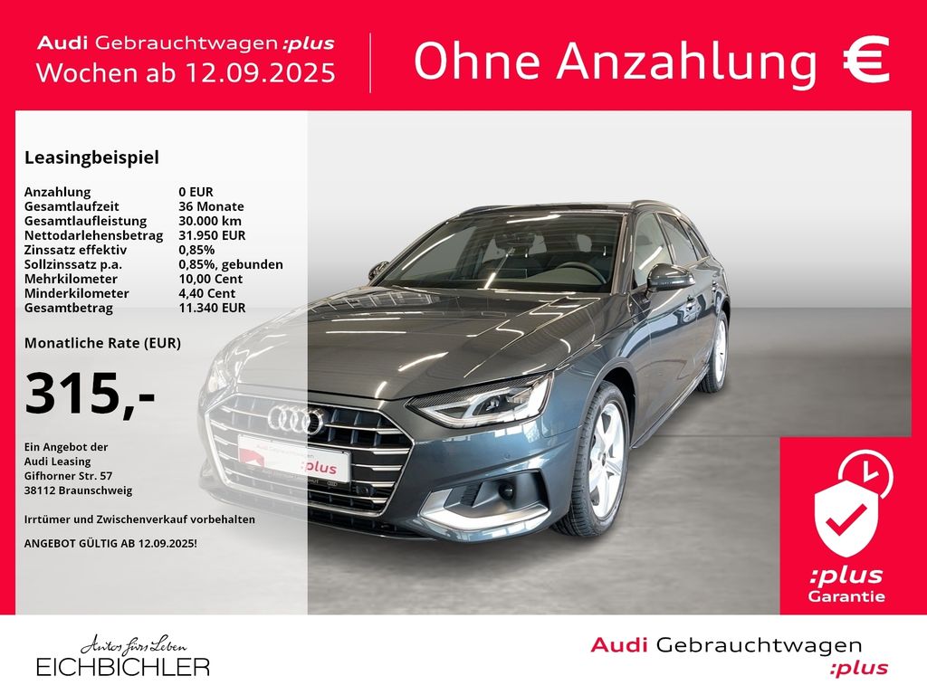 A4 Avant 35 TFSI S tronic Advanced FLA STH LED