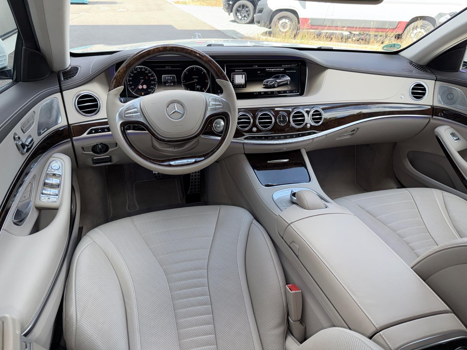 Mercedes-Benz S 350 d BlueTEC 258 ch • AMG Line • Burmester • Suivi Complet Mercedes - 2e main - Cuir Nappa
