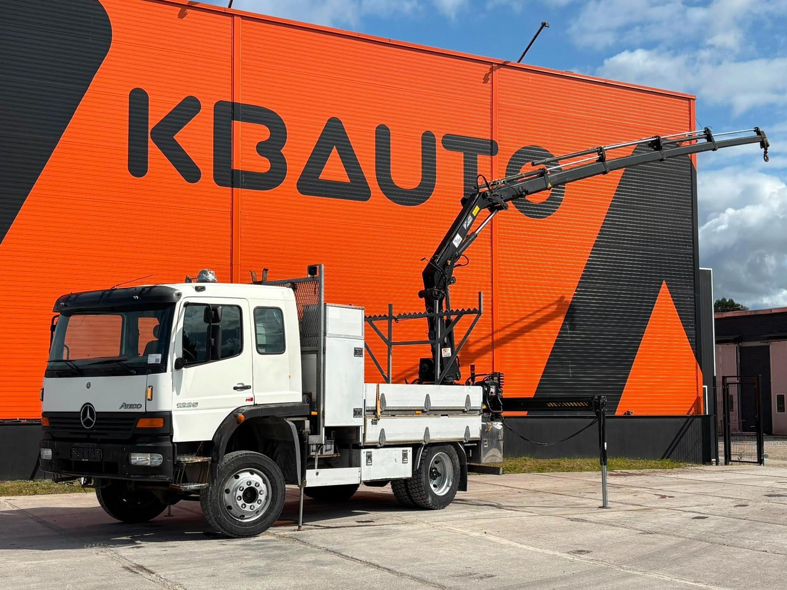 Mercedes-Benz Atego 1225 4x4 HIAB 088E-4 / PLATFORM L=3544 mm