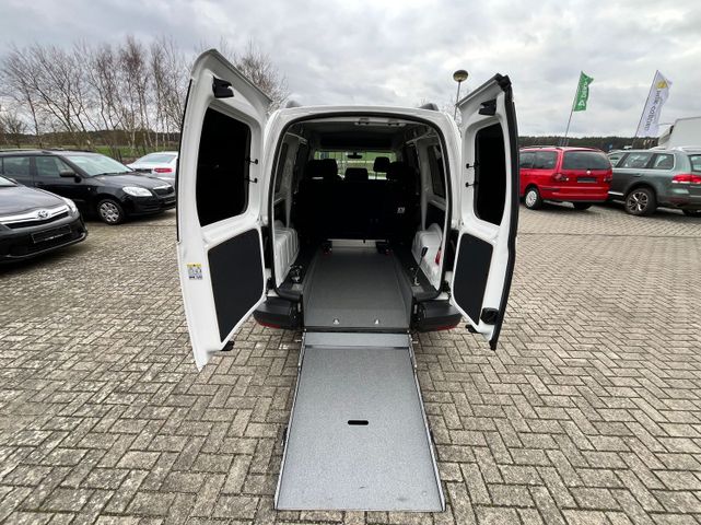 Volkswagen Caddy Maxi 2,0 TDI Rollstuhlrampe AMF