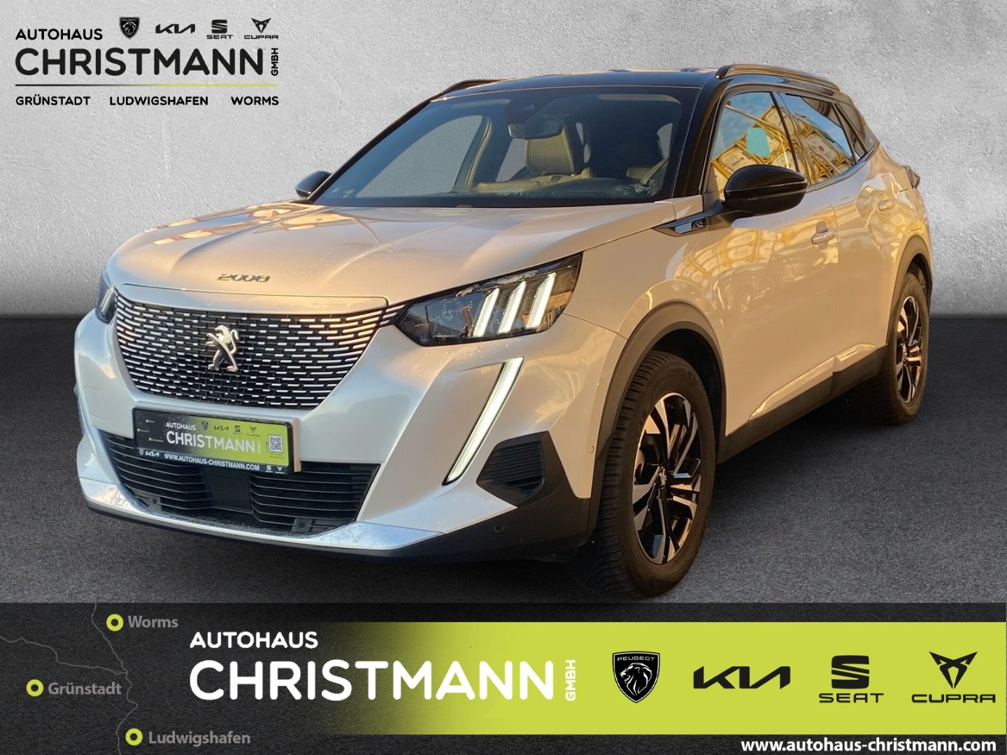 Fahrzeugabbildung Peugeot 2008 e- GT Elektromotor 136 *Sitzheizung*ACC*Kam