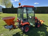 Kubota BX 2350 Streuer Mäher Fangkorb Schild - Kubota Bx2350