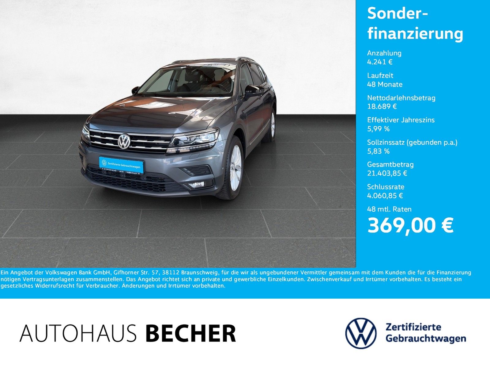Volkswagen Tiguan Allspace 1.5 TSI 6-Gang AHK IQ.Drive LED foto 1