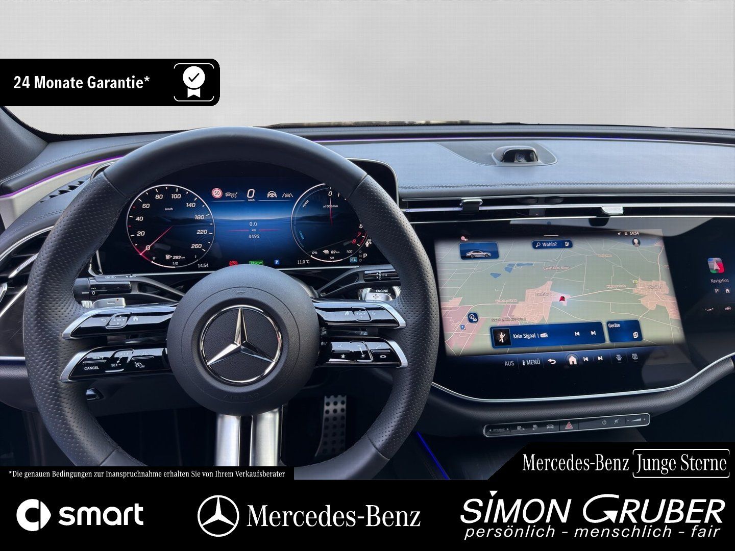 Fahrzeugabbildung Mercedes-Benz E 400 e 4M AMG Airmatic Nappa Superscreen HAL
