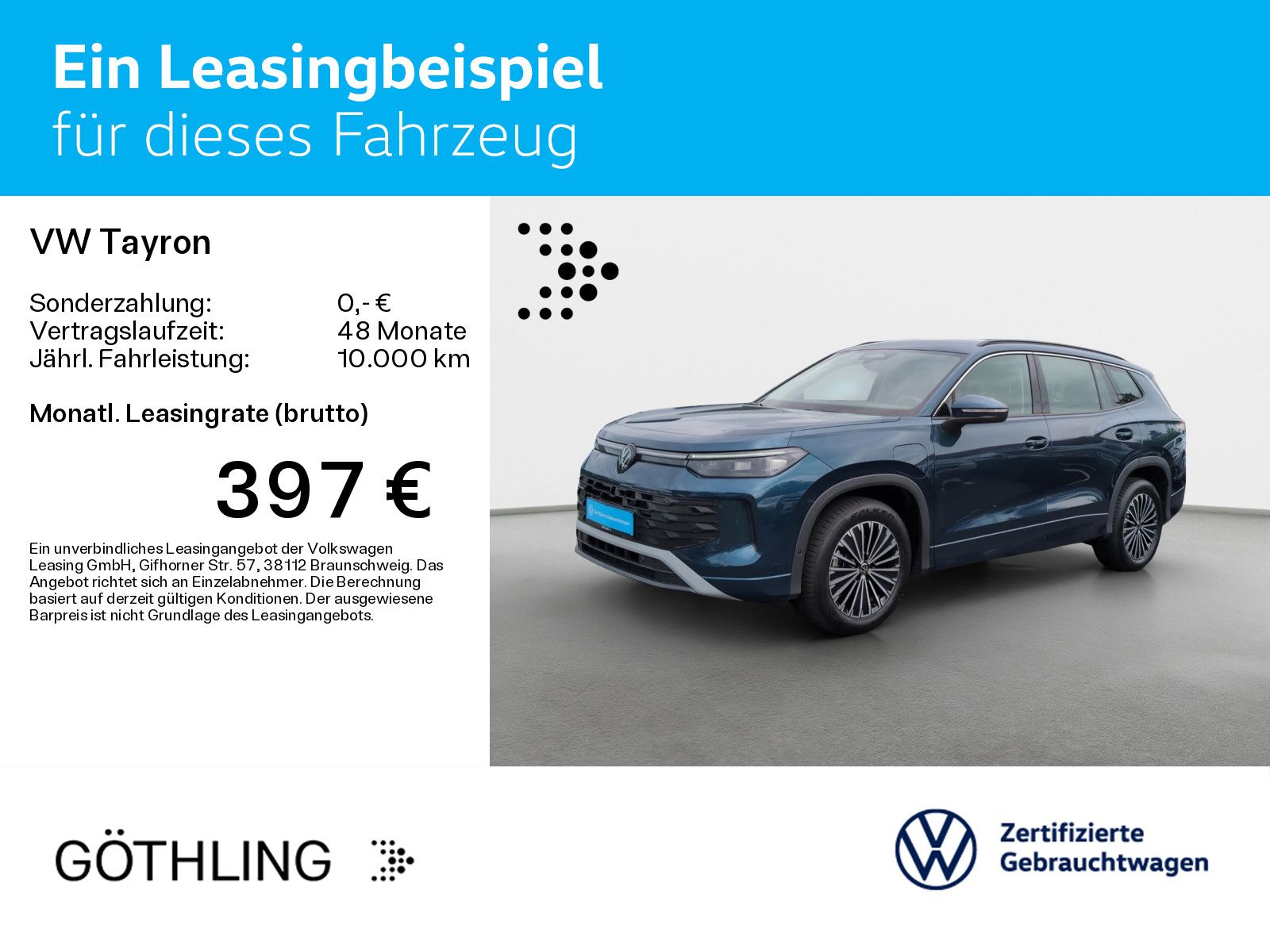 Volkswagen Tayron Life 1.5 TSI eHybrid*NAVI*AHK*KAM*SHZ*LED imagem 2