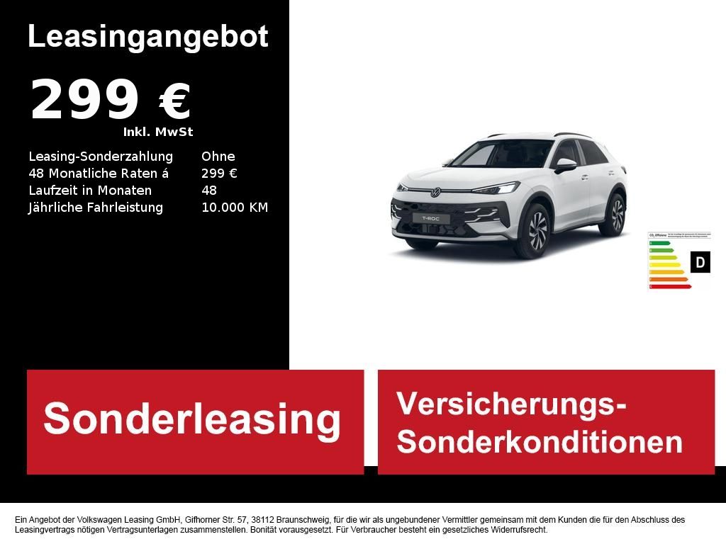 T-Roc Life 1.5 l eTSI 116 PS DSG *AHK*SHZ*LED*