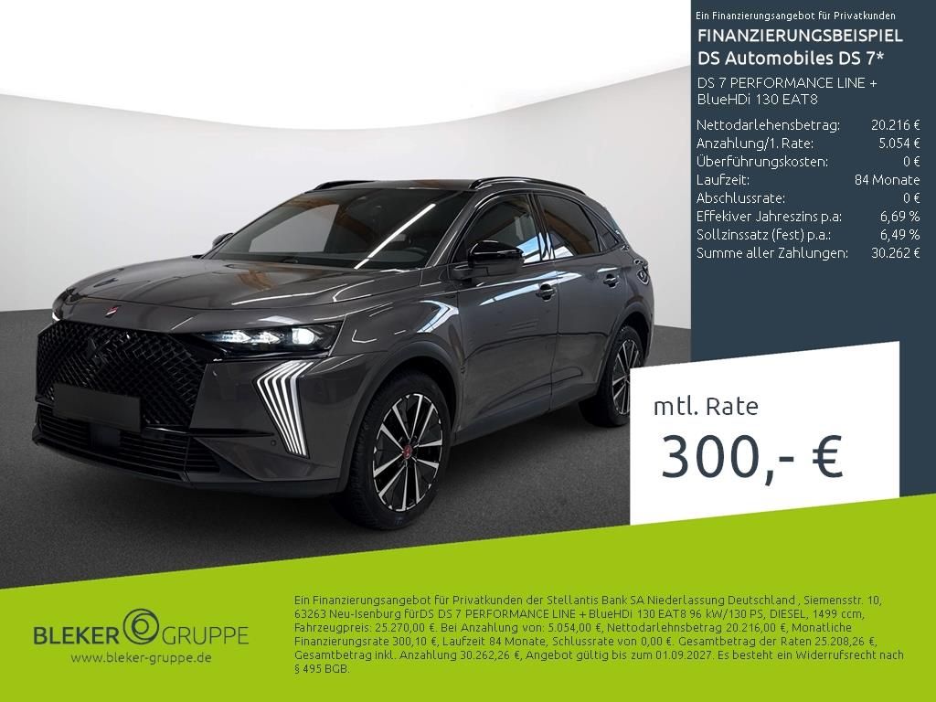 DS Automobiles DS7 Crossback DS 7 PERFORMANCE LINE + BlueHDi 1