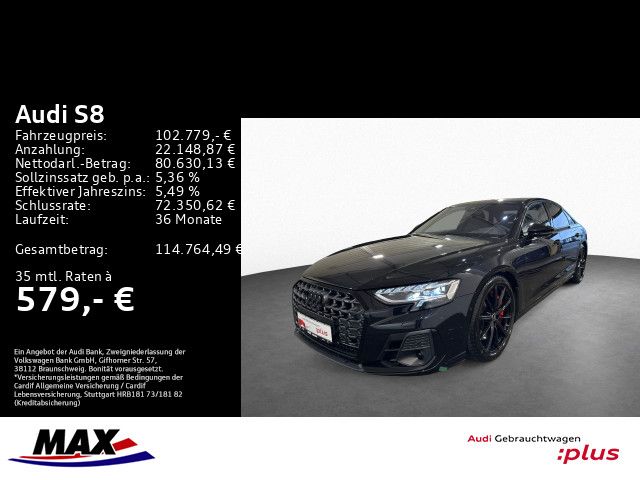 S8 TFSI +HD MATRIX+PANO+NACHT+360°+RAUTE+REMOTE+