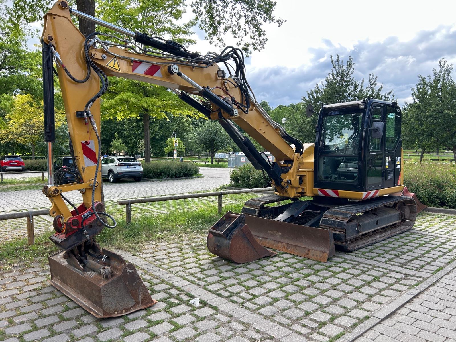 CAT 308 E CR Incl 4 Buckets VA Boom German Machine