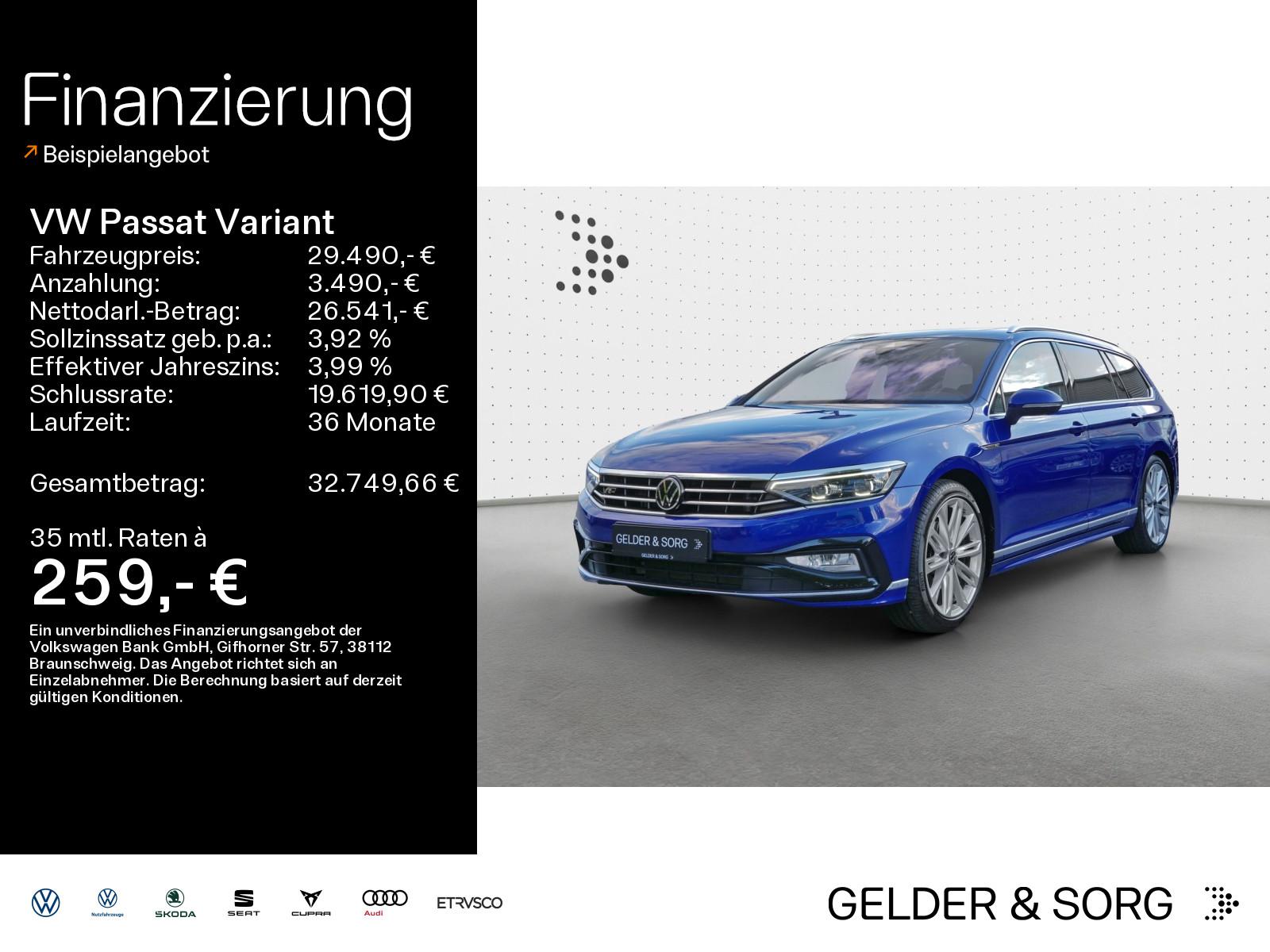 Volkswagen Passat Variant TDI R-Line 19Z*Leder*Pan*H&K*Stan