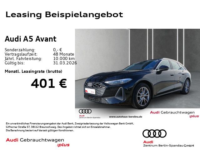 Audi A5 Avant TFSI S tronic *ACC*R-CAM*PDC+*NAV*SHZ*
