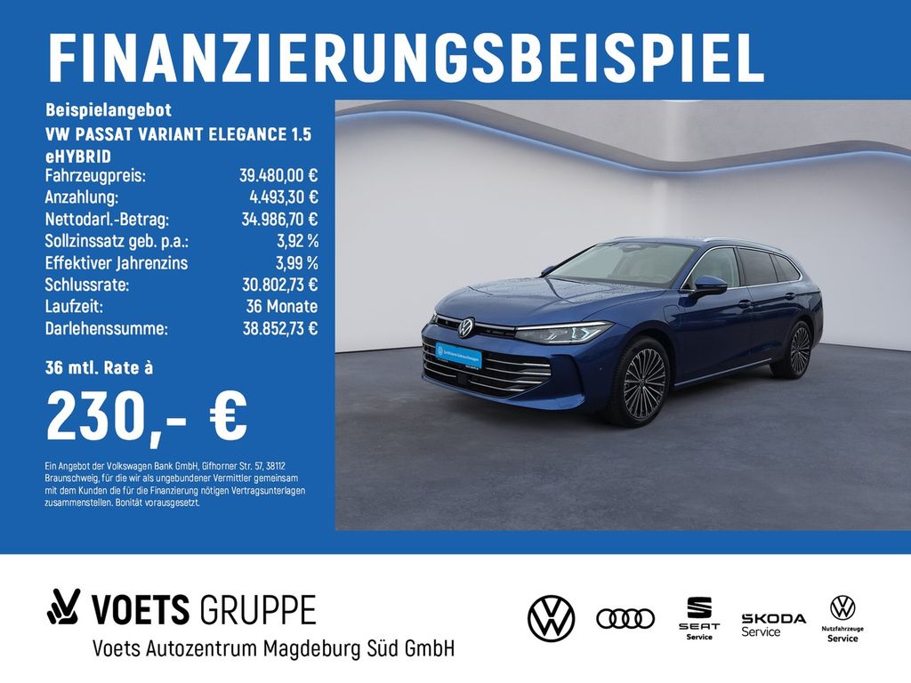 PASSAT VARIANT ELEGANCE 1.5 eHYBRID LED+AHK+AREA