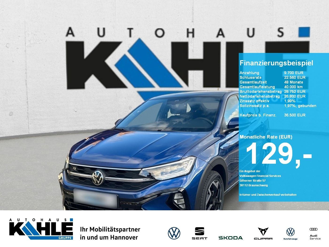 Volkswagen Taigo R-Line 1.0 l TSI DSG AHK Pano GJR Keyless