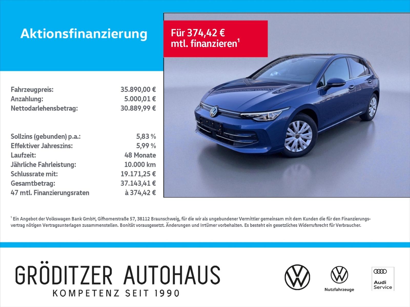 Volkswagen Golf VIII Edition 50 1.5 DSG PANO|Matrix|HUD