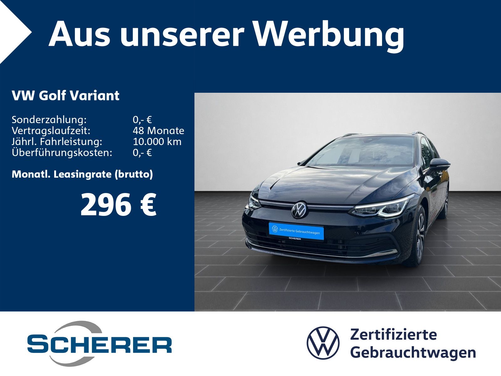 Volkswagen Golf VIII Variant 1.0 TSI NAVI/APP/SHZ/ANSCHLUßG