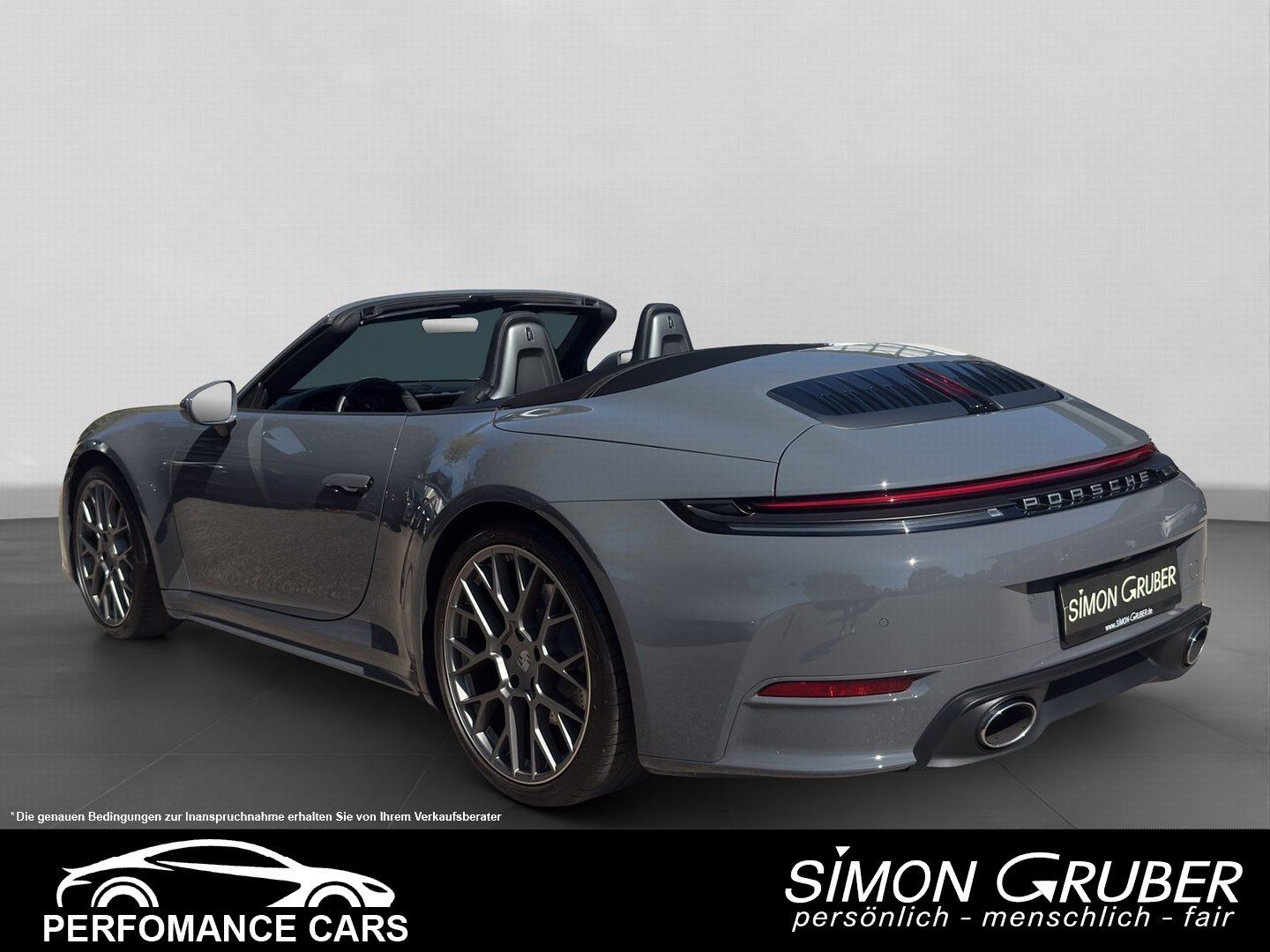 Fahrzeugabbildung Porsche 992.2 Carrera Cabrio facelift Bose Matrix SpoAbg