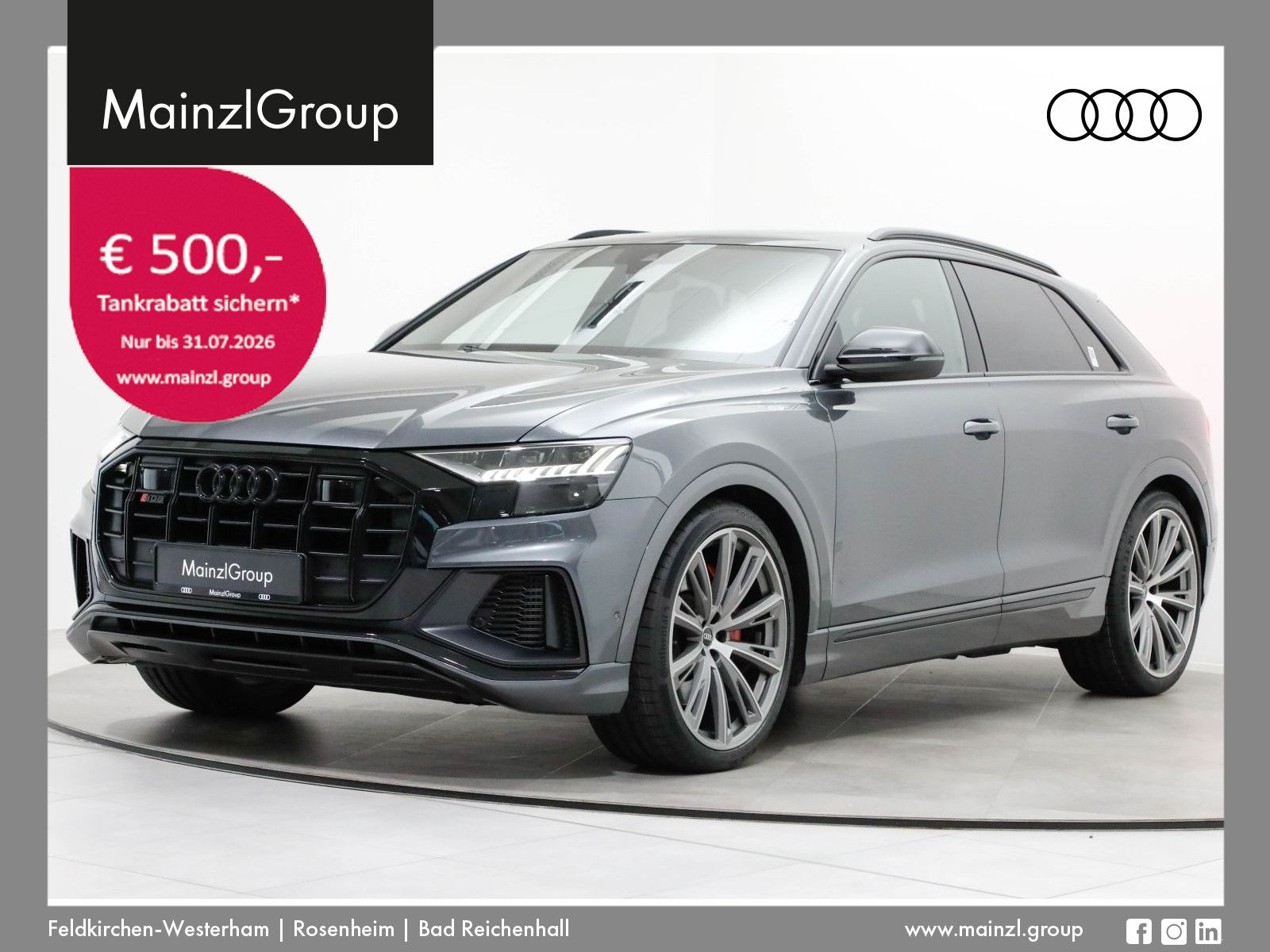 AUDI SQ8 TFSI tiptronic Pano AHK B&amp;O 4xSHZ Matrix Kam