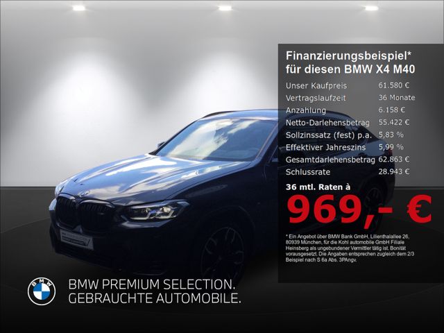 BMW X4 M40 i Standheizung Panoramadach Akustikvergla