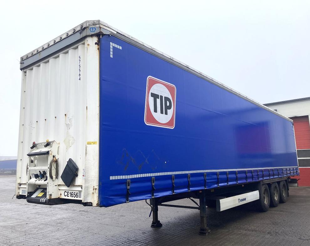 Krone Trailer Curtainsider Lifting + Sliding Roof Stra