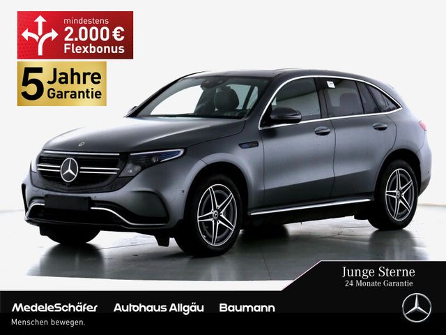 Mercedes-Benz EQC 400 4M AMG AHK HuD MAGNO LEDER-weiß-NAPPA