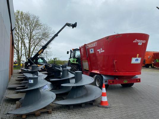 Andere Edelstahl Futtermischschnecken für z. B. Straut