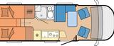 Hobby OnTour C 680 GE 3500kg; Ambiente Beleuchtung - Hobby 350