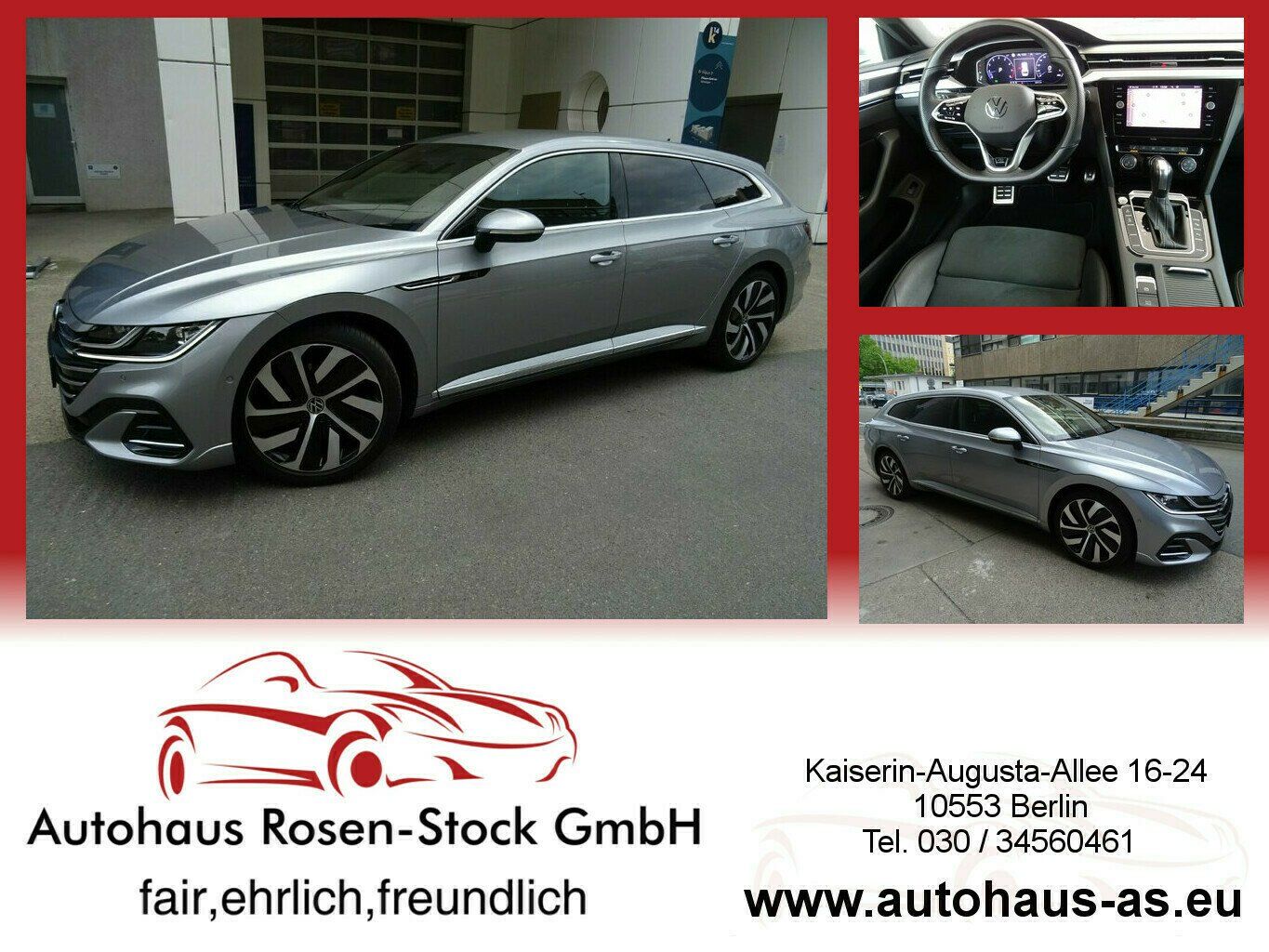 VW Arteon SB 2,0 TSI OPF R-Line Automatik,Leder,DCC