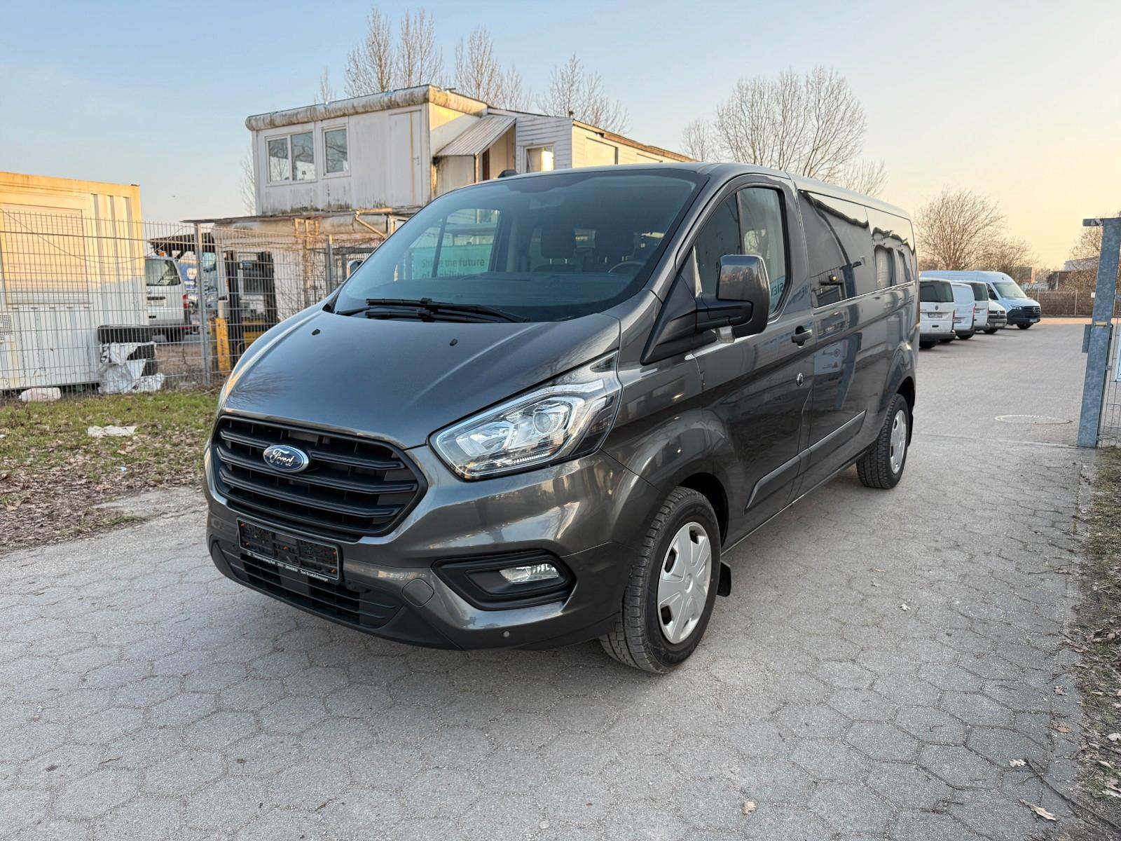 Ford Transit Custom-9 Sitze-Temp-Lang-2xKlima-PDC-AHK