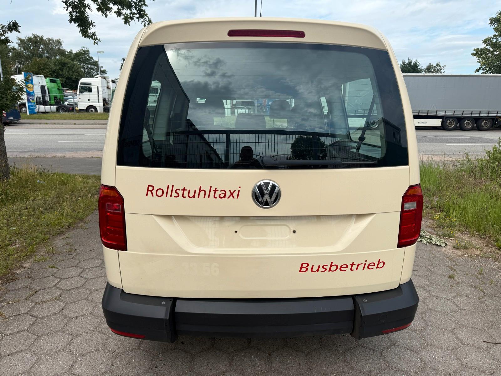 Volkswagen Caddy Maxi-7 Sitze-Rollstuhl-COC-TÜV-TOP