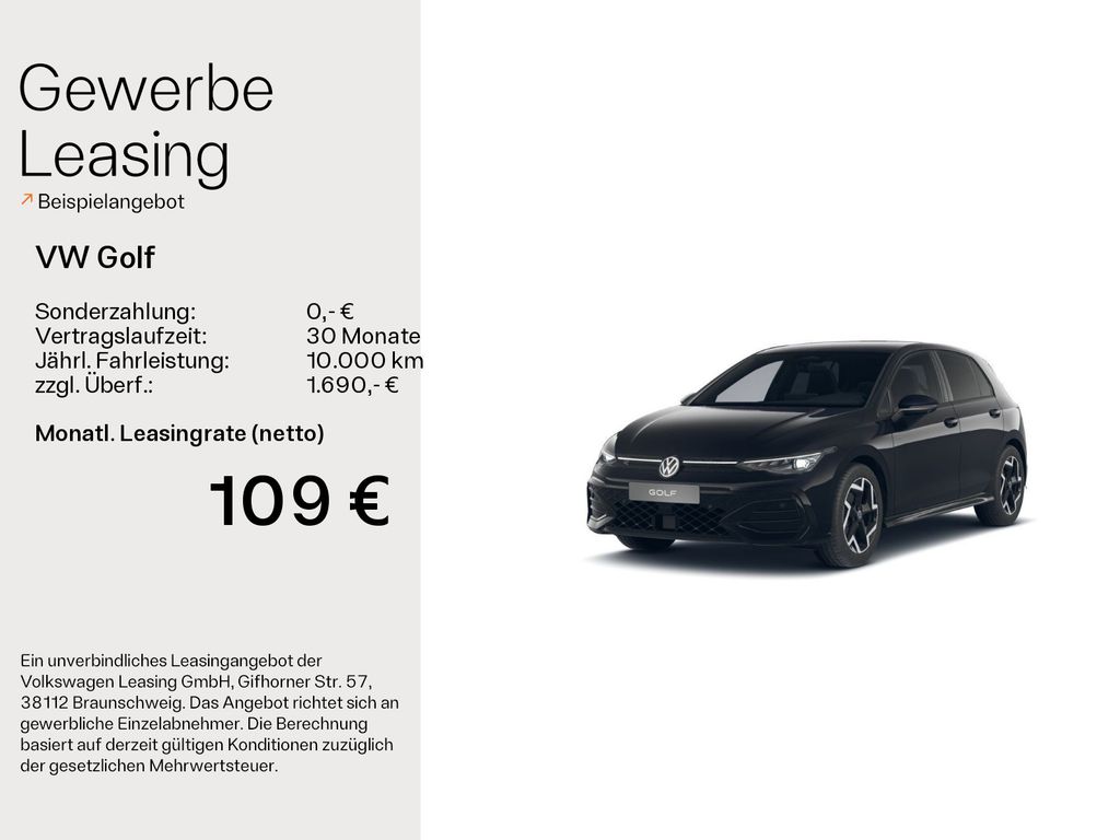 Volkswagen Golf 1.5 eTSI DSG R-Line IQ.LIGHT*SHZ*Area View