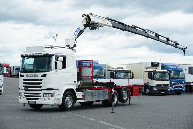 Scania Scania G 490 / 6 X 2 / SKRZYNIOWY + HDS / HMF 3220 K7 /