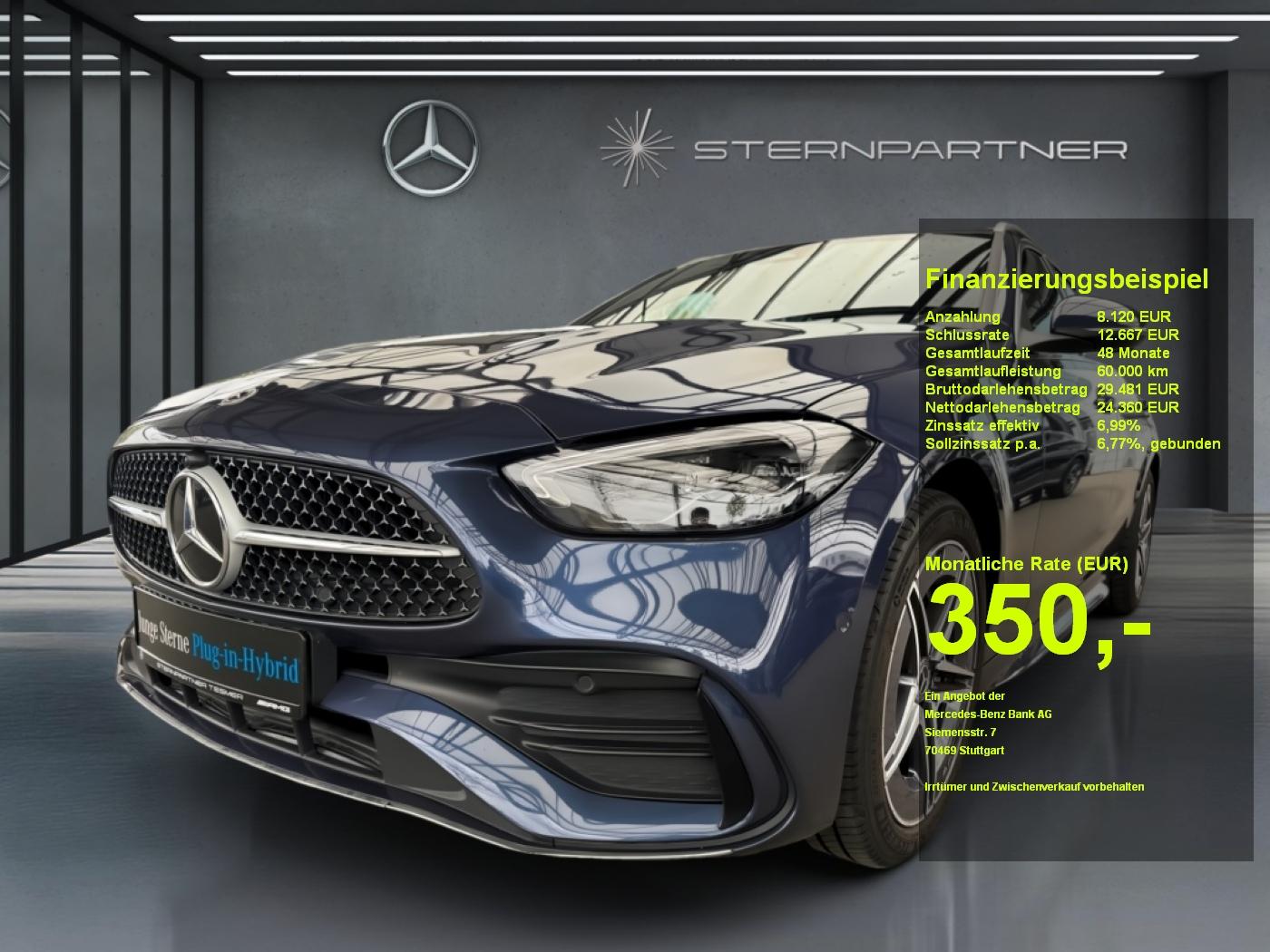 Mercedes-Benz C 300 e T AMG, Memory, Advanced Sound, R-Kamera