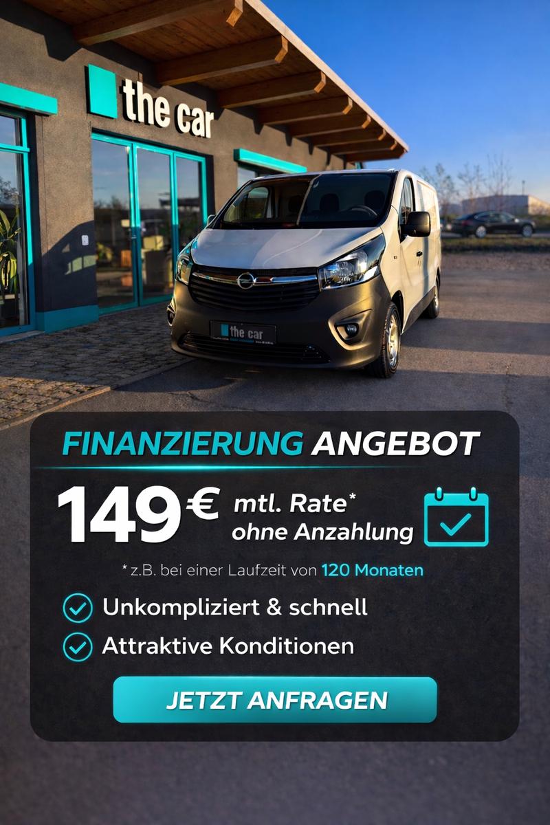 Opel VivaroB Kasten L1H1/Klima/Nav/Temp/Sortimoausbau