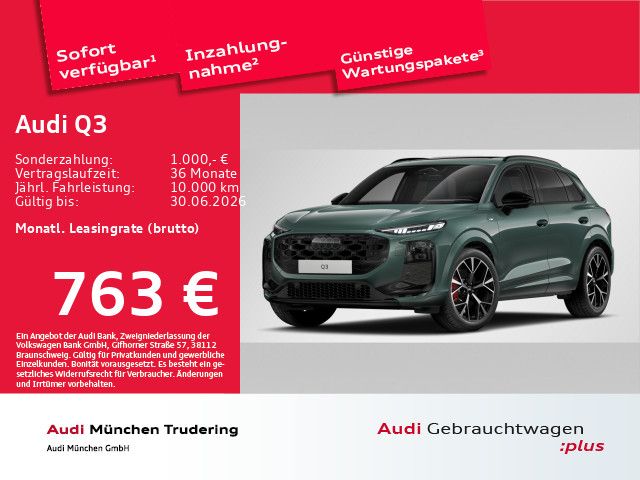 Audi Q3 TFSI qu. S tronic S line Pano/ACC/HuD