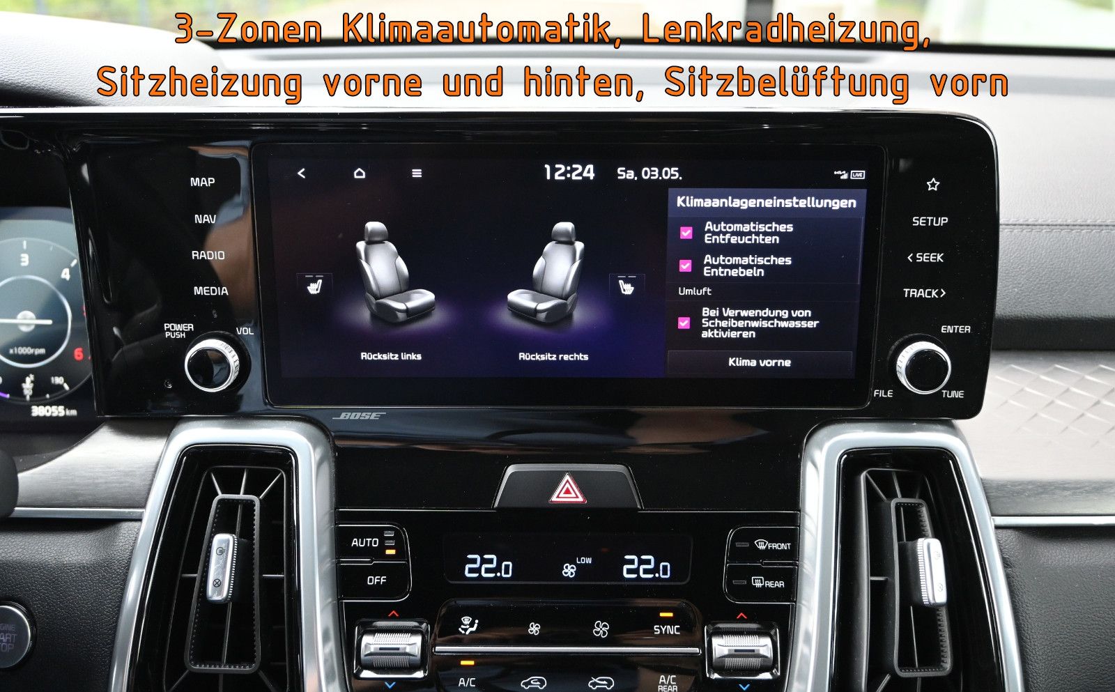 Fahrzeugabbildung Kia Sorento 2.2 CRDi AWD Platinum °AHK°7-SITZE°HUD°