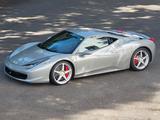 Ferrari 458 Italia Sonderfarbe prominenter Vorbesitz - Ferrari 458 mit Benzin-Antrieb: Coupé