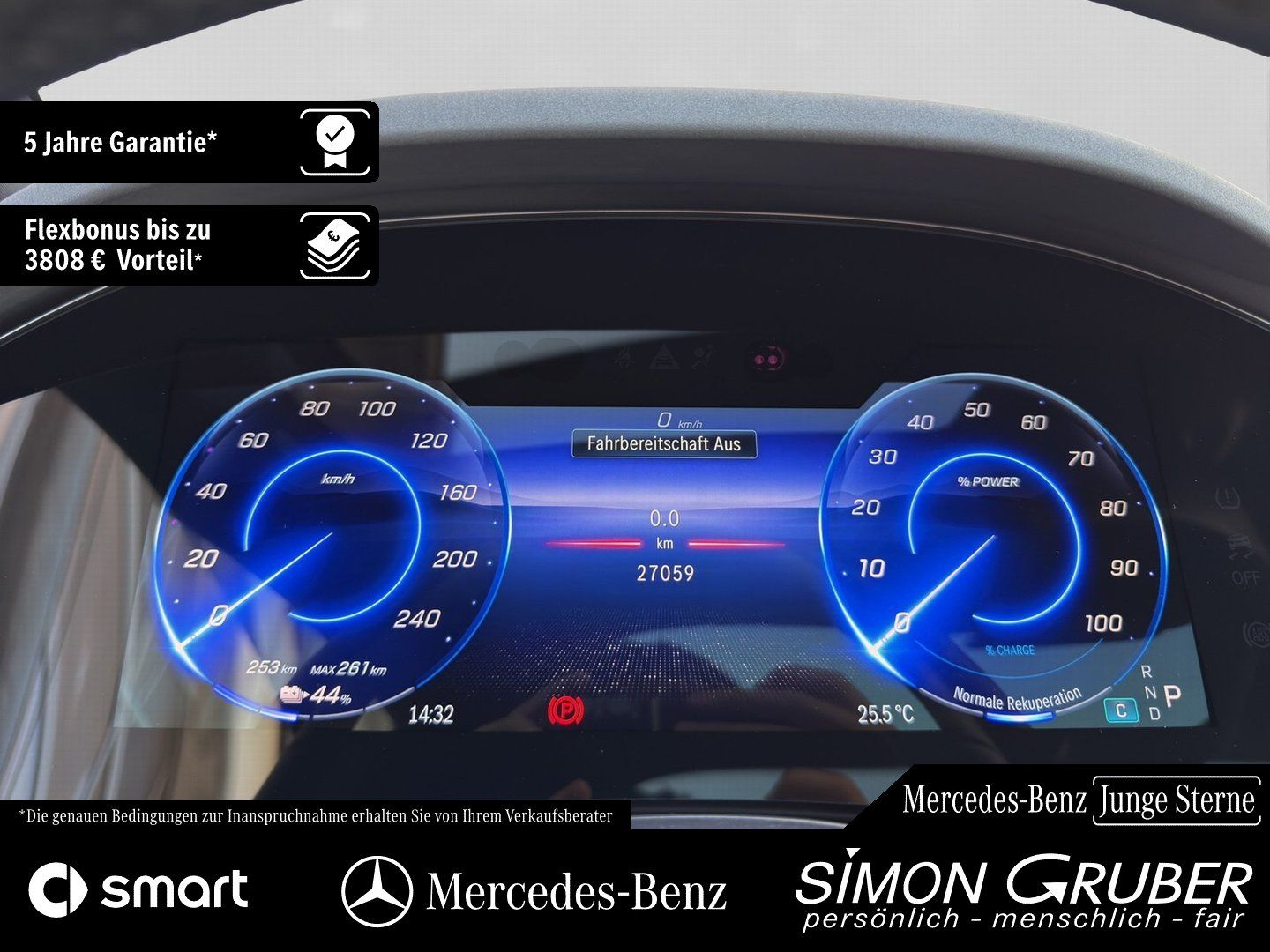 Fahrzeugabbildung Mercedes-Benz EQE 500 4M AMG Premium+ Nappa Hyper Pano Md 2025