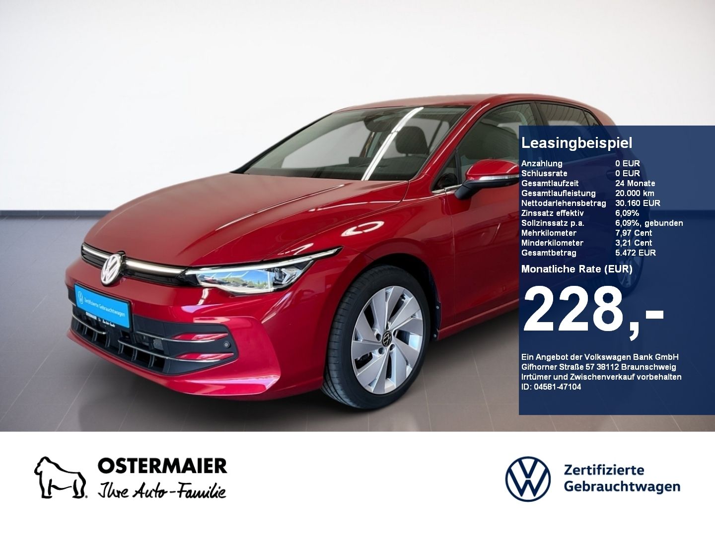Volkswagen Golf VIII STYLE 2.0TDI 150PS DSG ACC.5J-G.AHK.AR