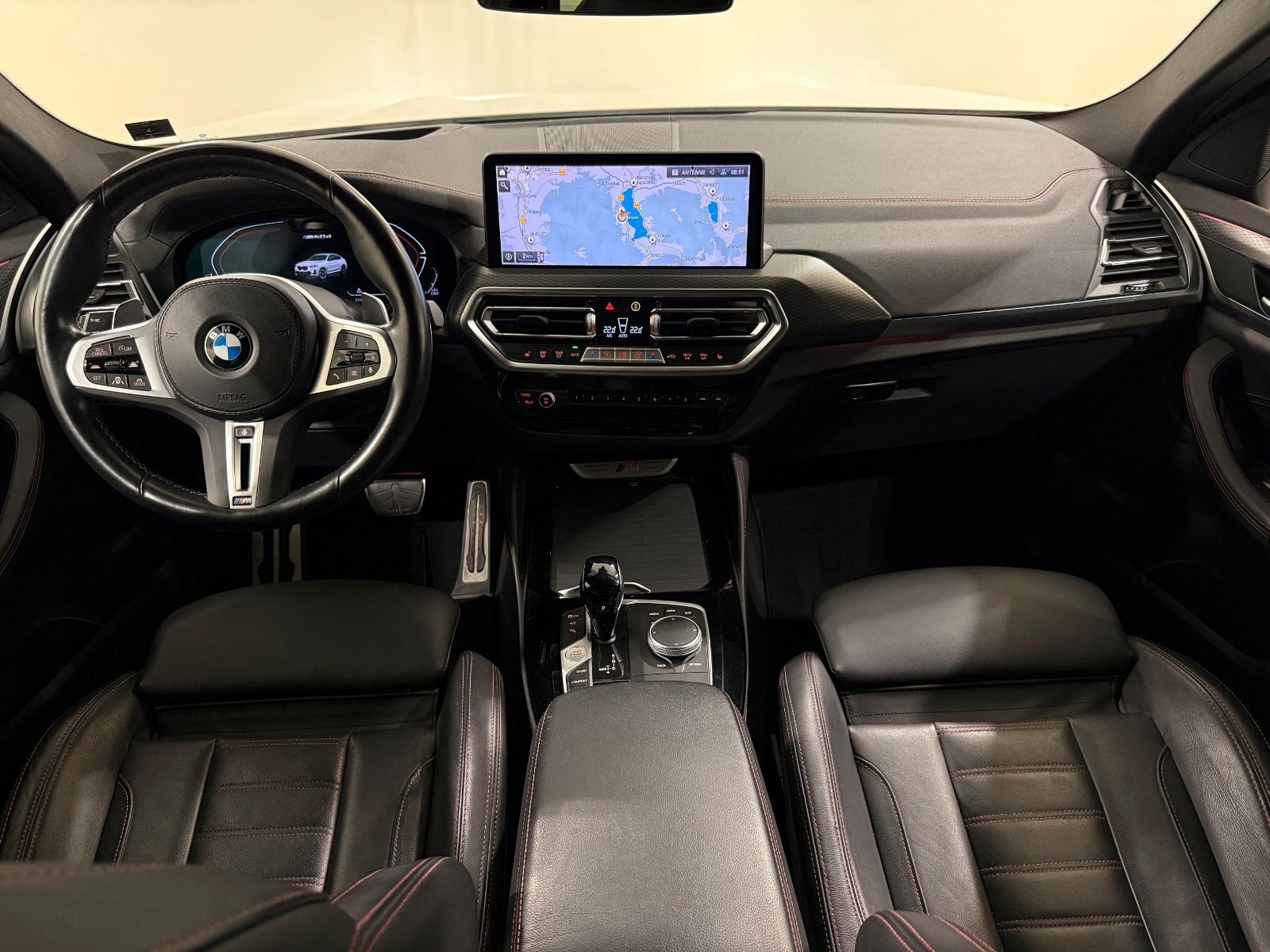 BMW X4 M40d Standhzg AHK ACC 360° HUD HiFi Memory foto 11