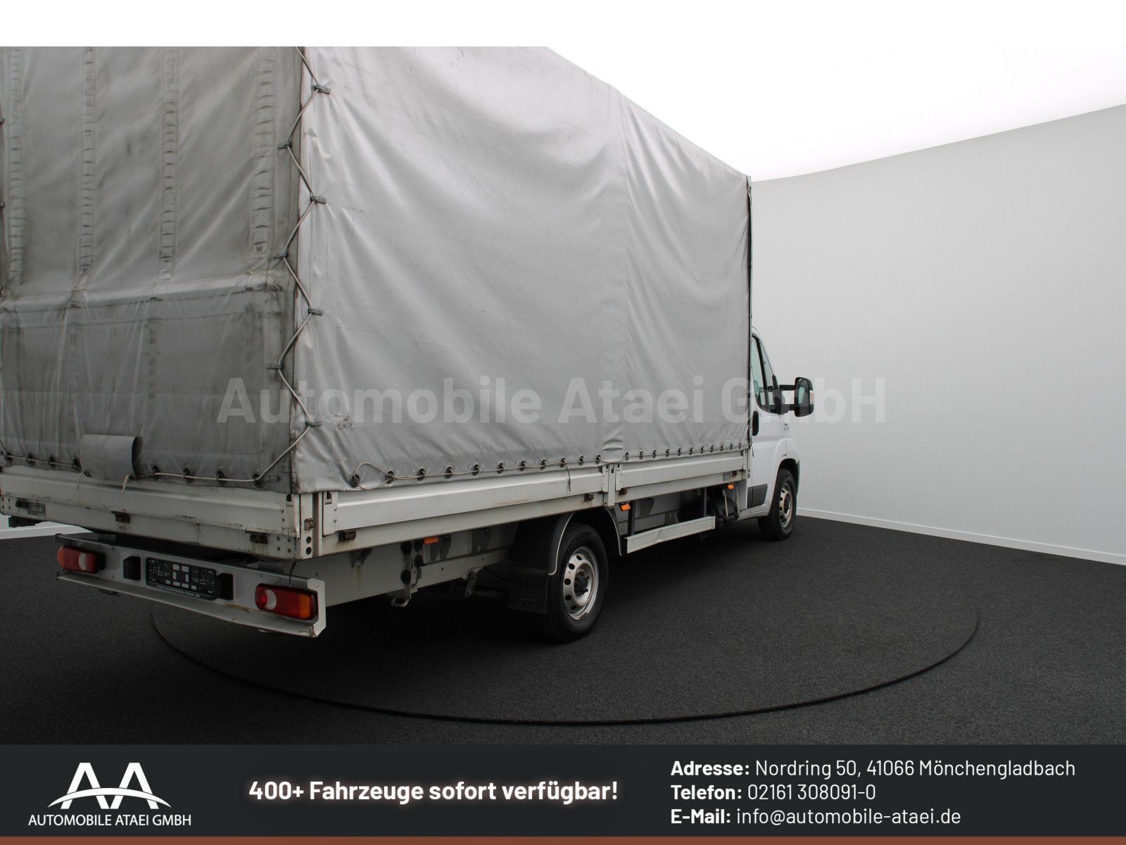 Fahrzeugabbildung Fiat Ducato 180 *L5 MAXI* Pritsche+Plane 1.Hand 2687