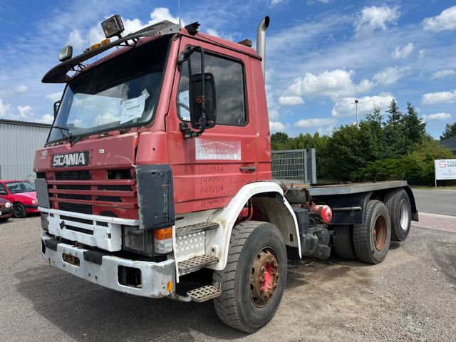 Scania P93 6x2 10 tires spring spring