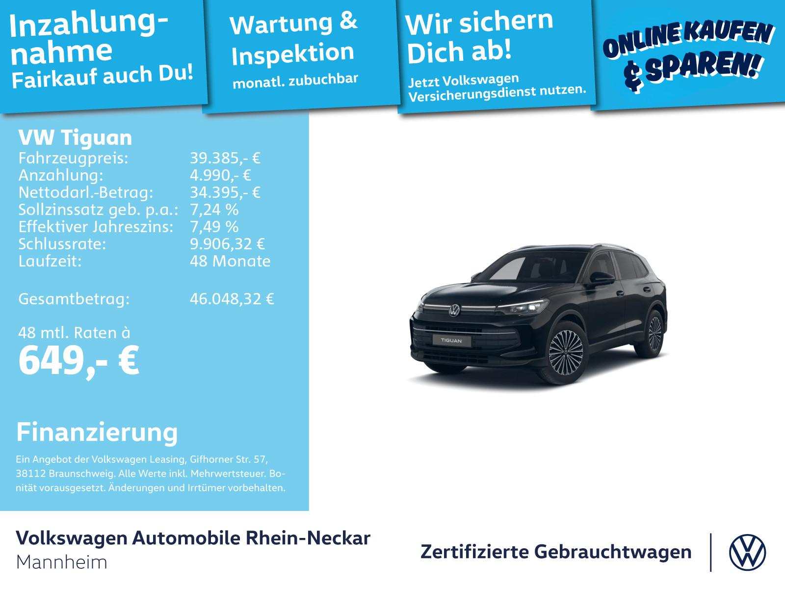 Volkswagen Tiguan 2.0 TDI GOAL DSG 4Motion Navi Kamera LED