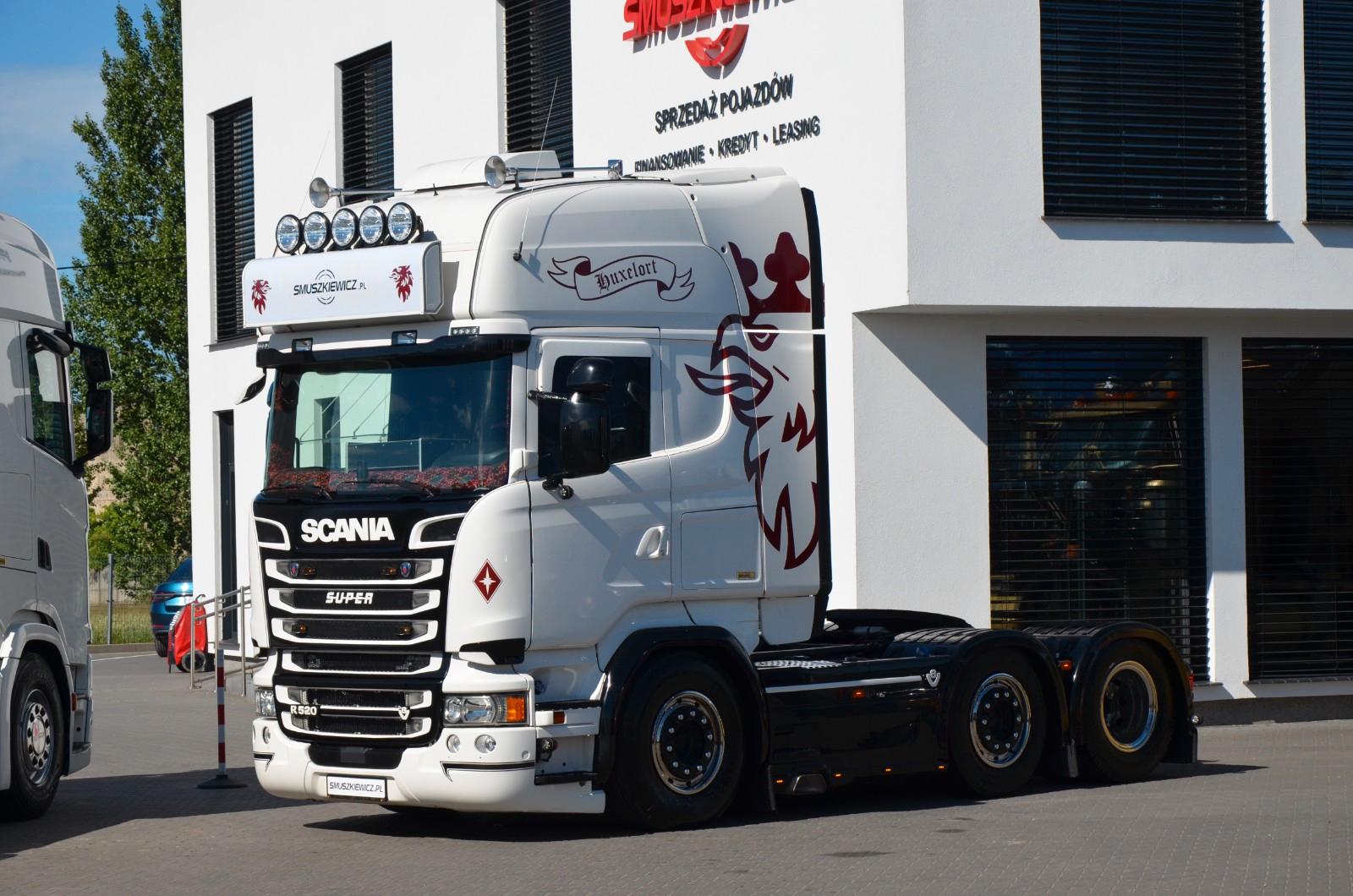 Scania R 520 / V8 / 6x2 PUSHER / SIODŁO PNEUMAT 5628
