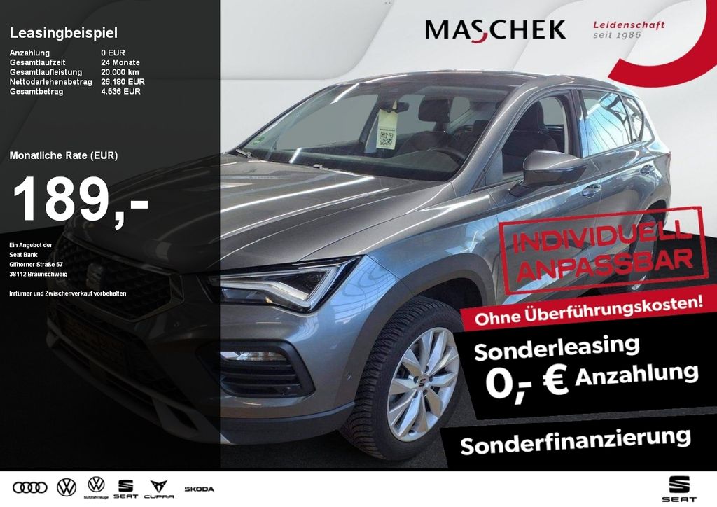 Seat Ateca Style 1.5 TSI Sonderleasing ohne zzgl Kost
